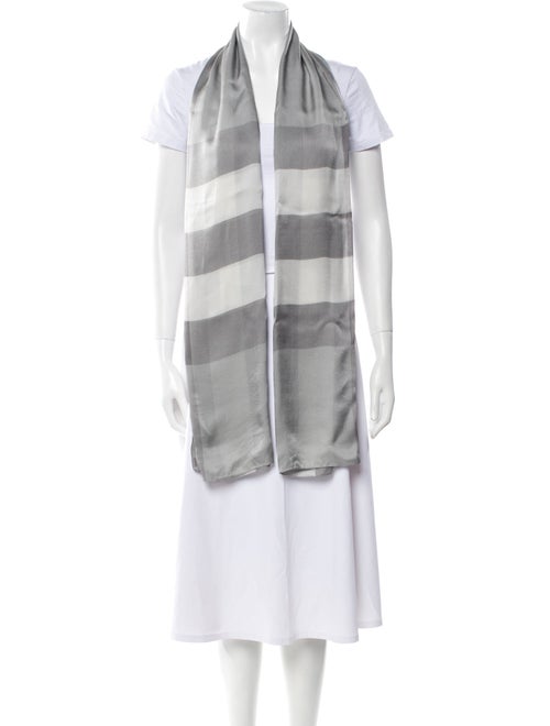 Burberry TB Monogram Striped Scarf