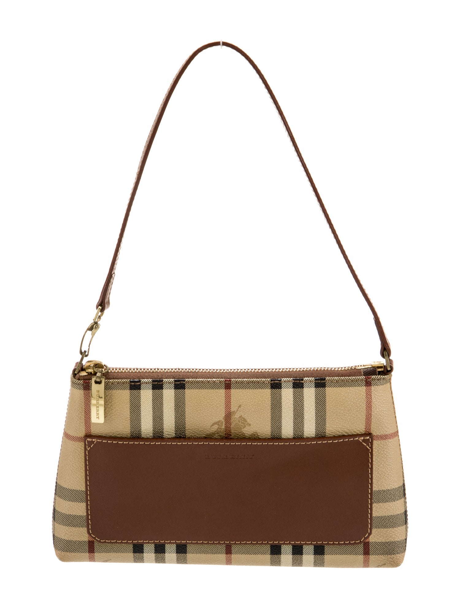 Burberry Haymarket Check Top Handle Bag