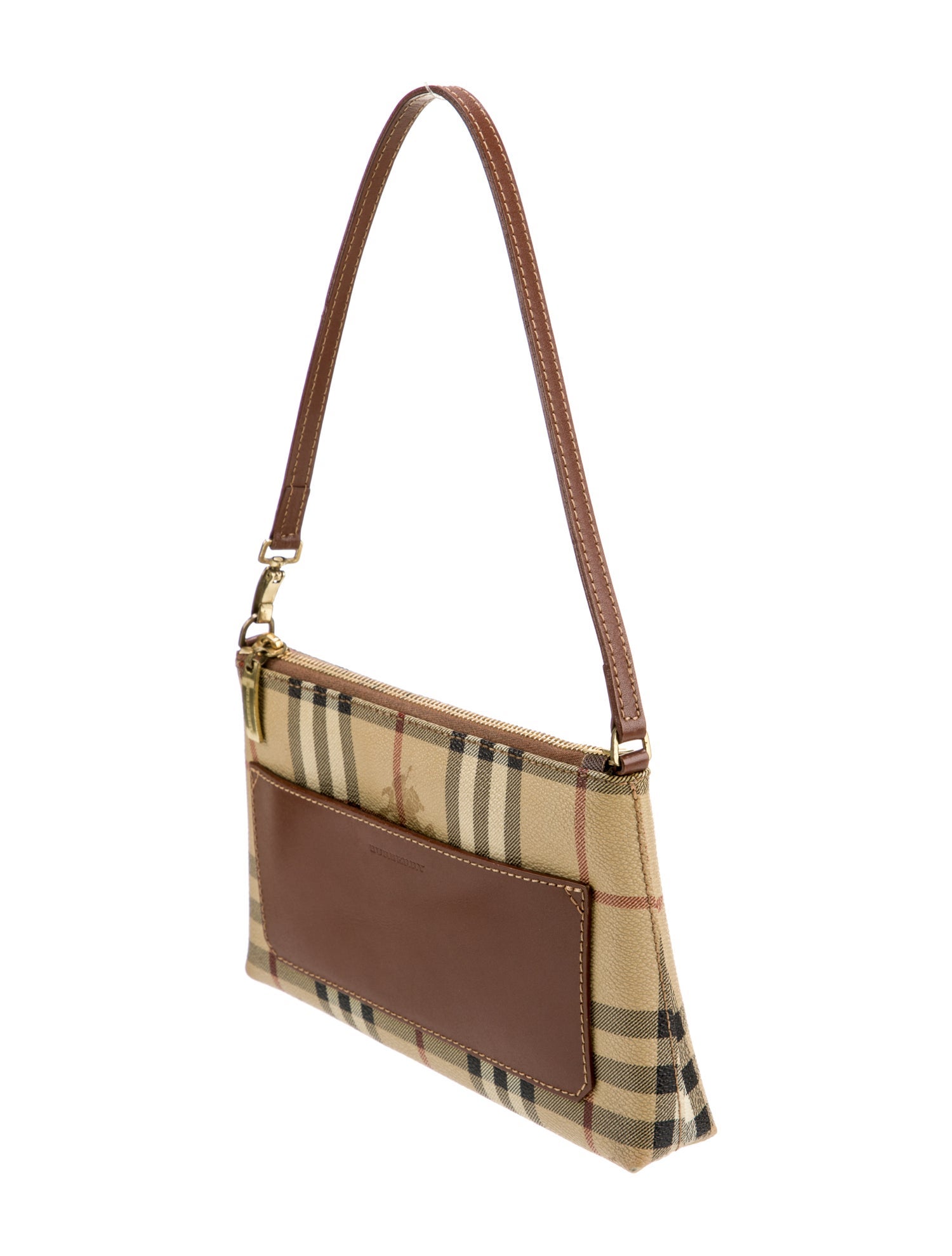 Burberry Haymarket Check Top Handle Bag