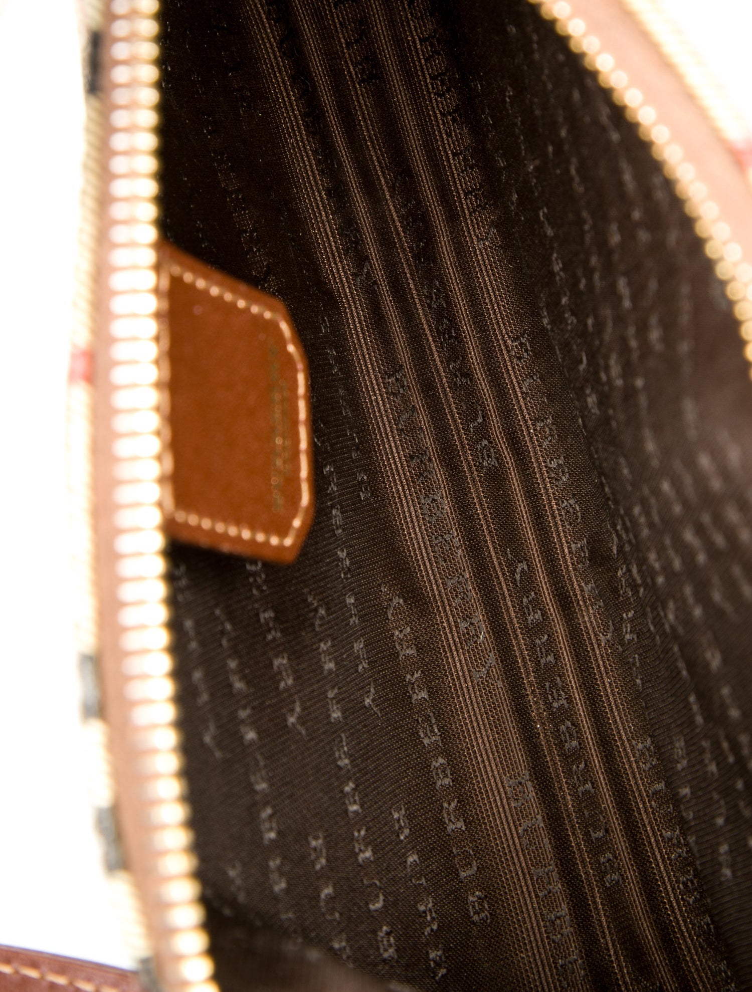 Burberry Haymarket Check Top Handle Bag