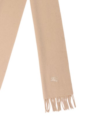 Burberry Cashmere Nova Check Pattern Scarf