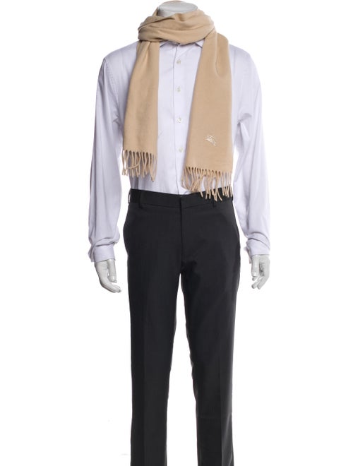 Burberry Cashmere Nova Check Pattern Scarf