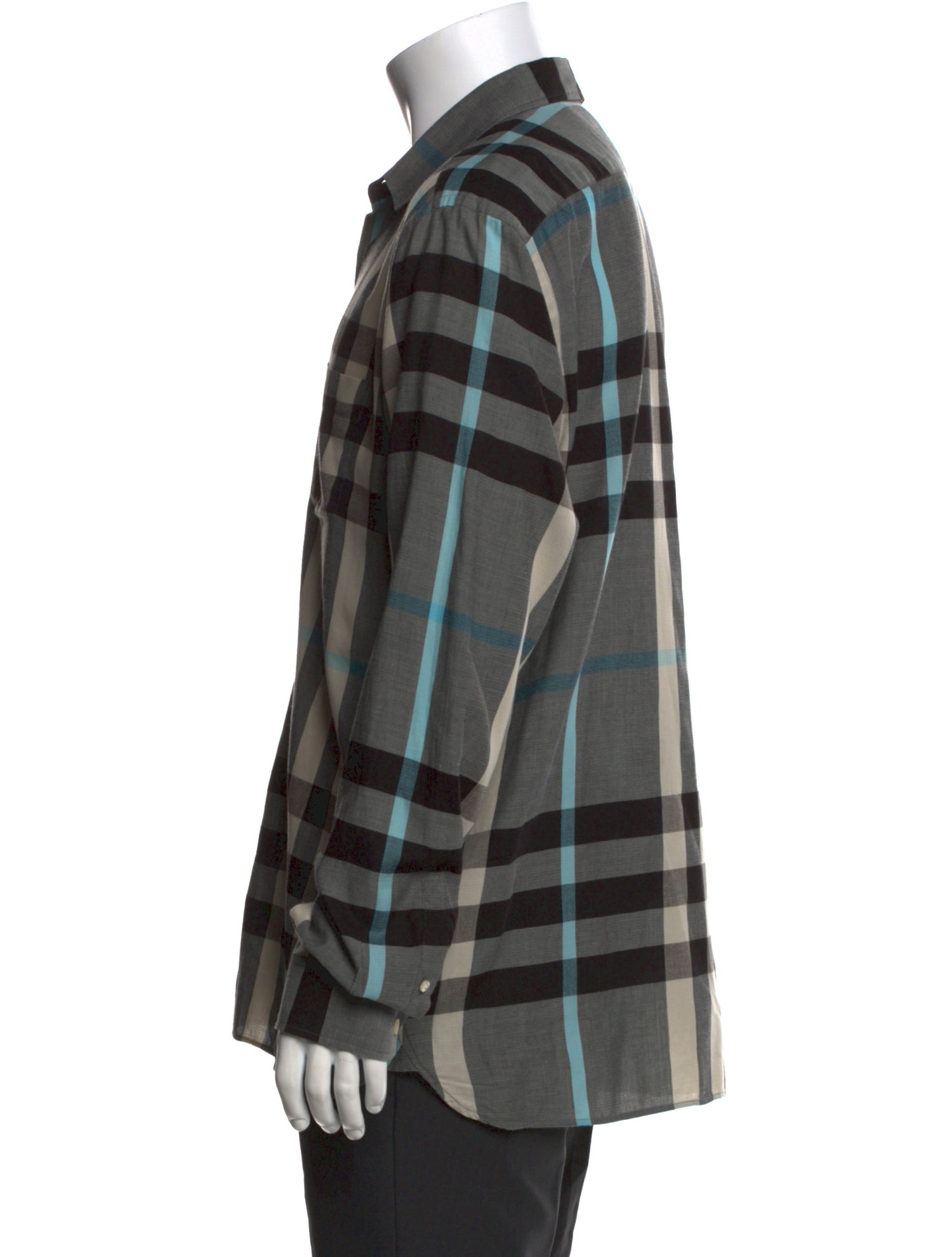 Burberry House Check Pattern Long Sleeve Shirt