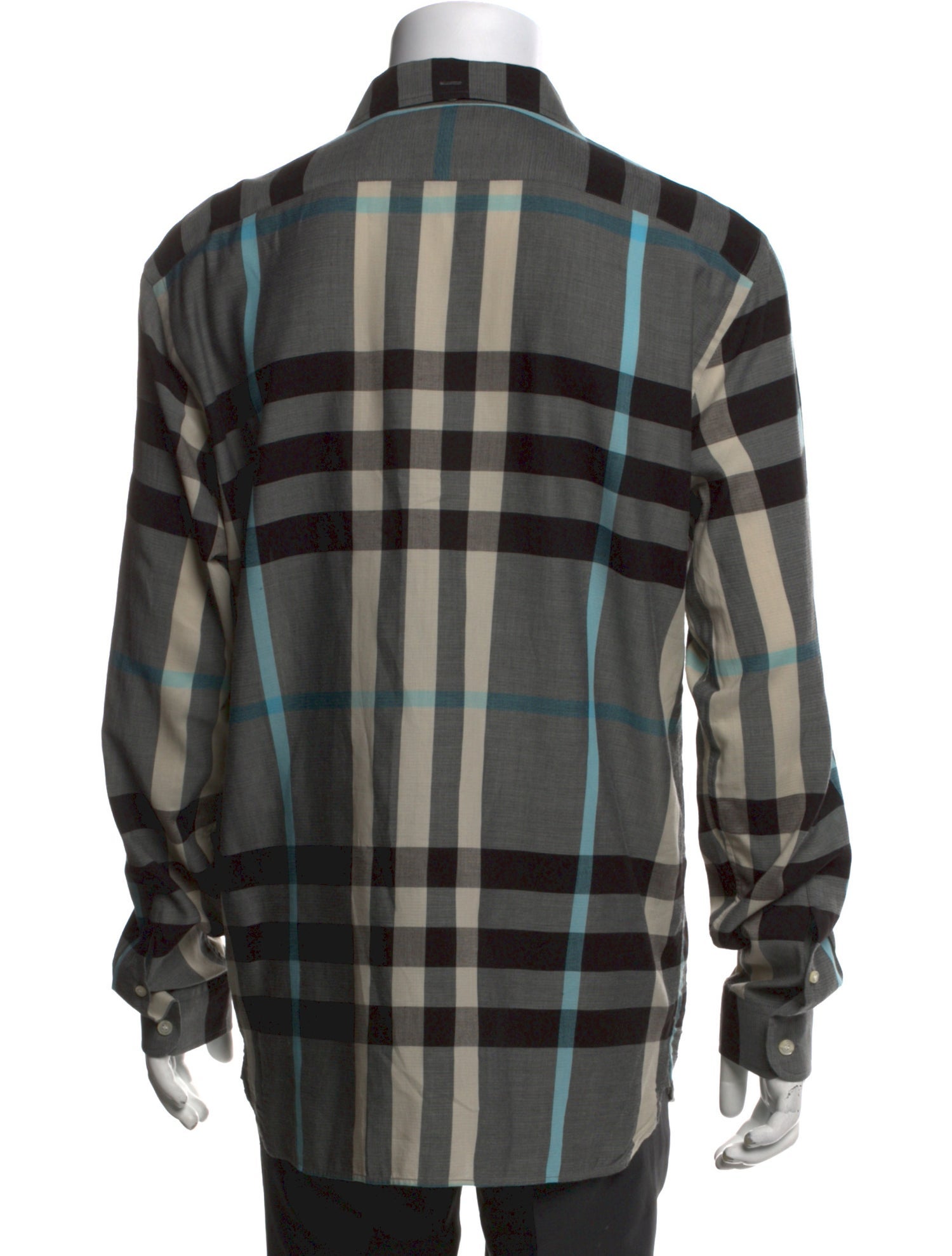 Burberry House Check Pattern Long Sleeve Shirt