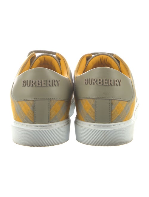 Burberry Exploded Check Pattern Canvas Sneakers