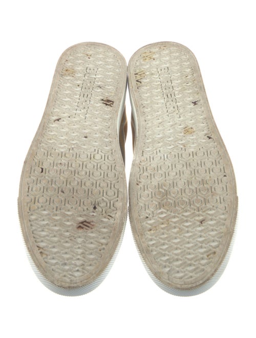 Burberry Exploded Check Pattern Canvas Sneakers