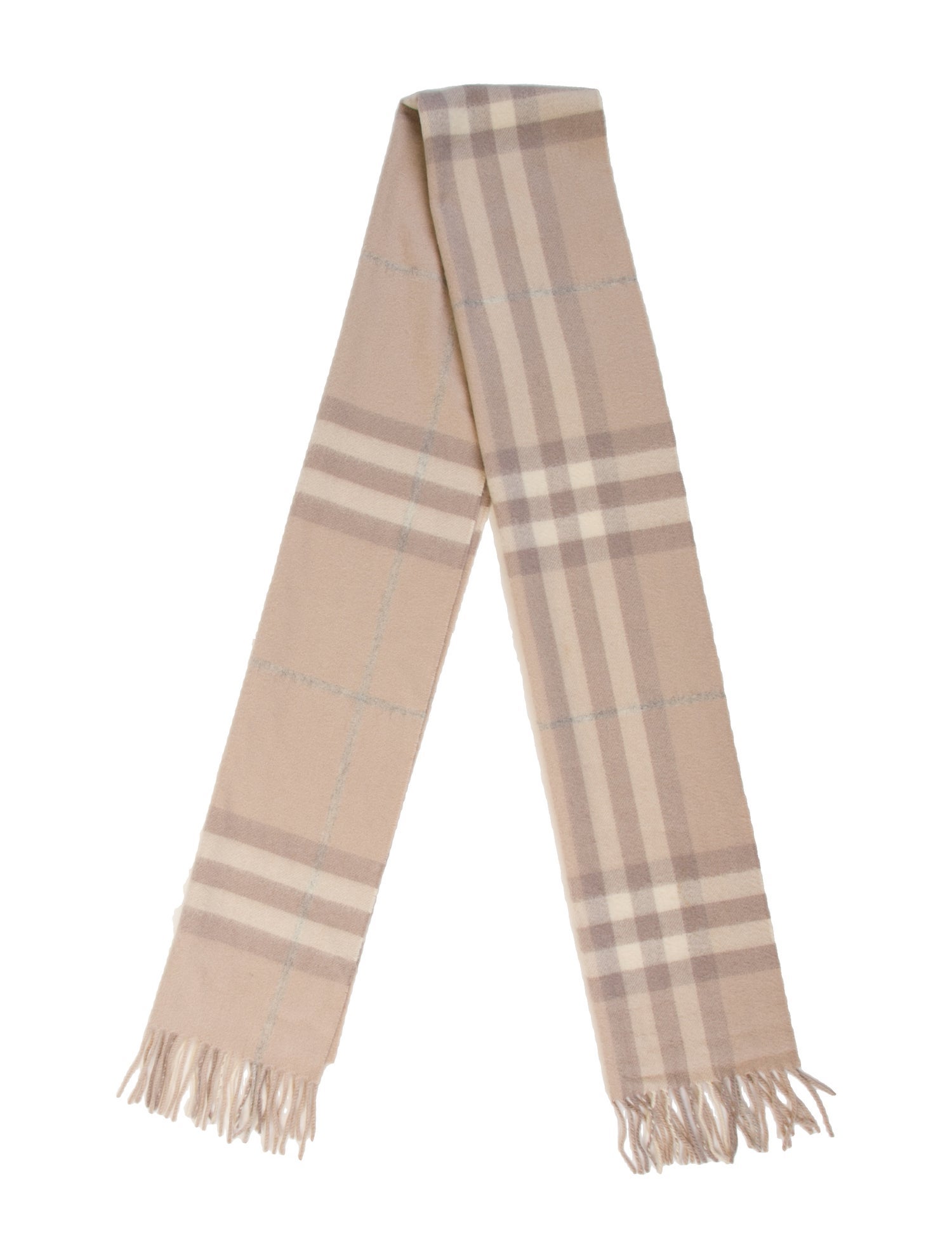 Burberry Giant Check Cashmere Scarf