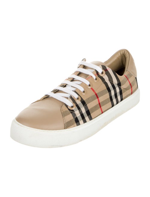Burberry House Check Pattern Sneakers