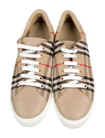 Burberry House Check Pattern Sneakers