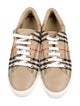 Burberry House Check Pattern Sneakers