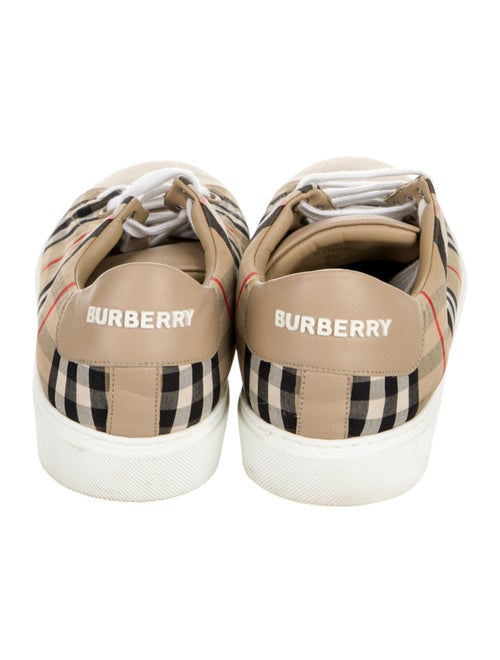 Burberry House Check Pattern Sneakers