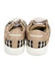 Burberry House Check Pattern Sneakers