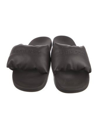 Burberry Leather Slides