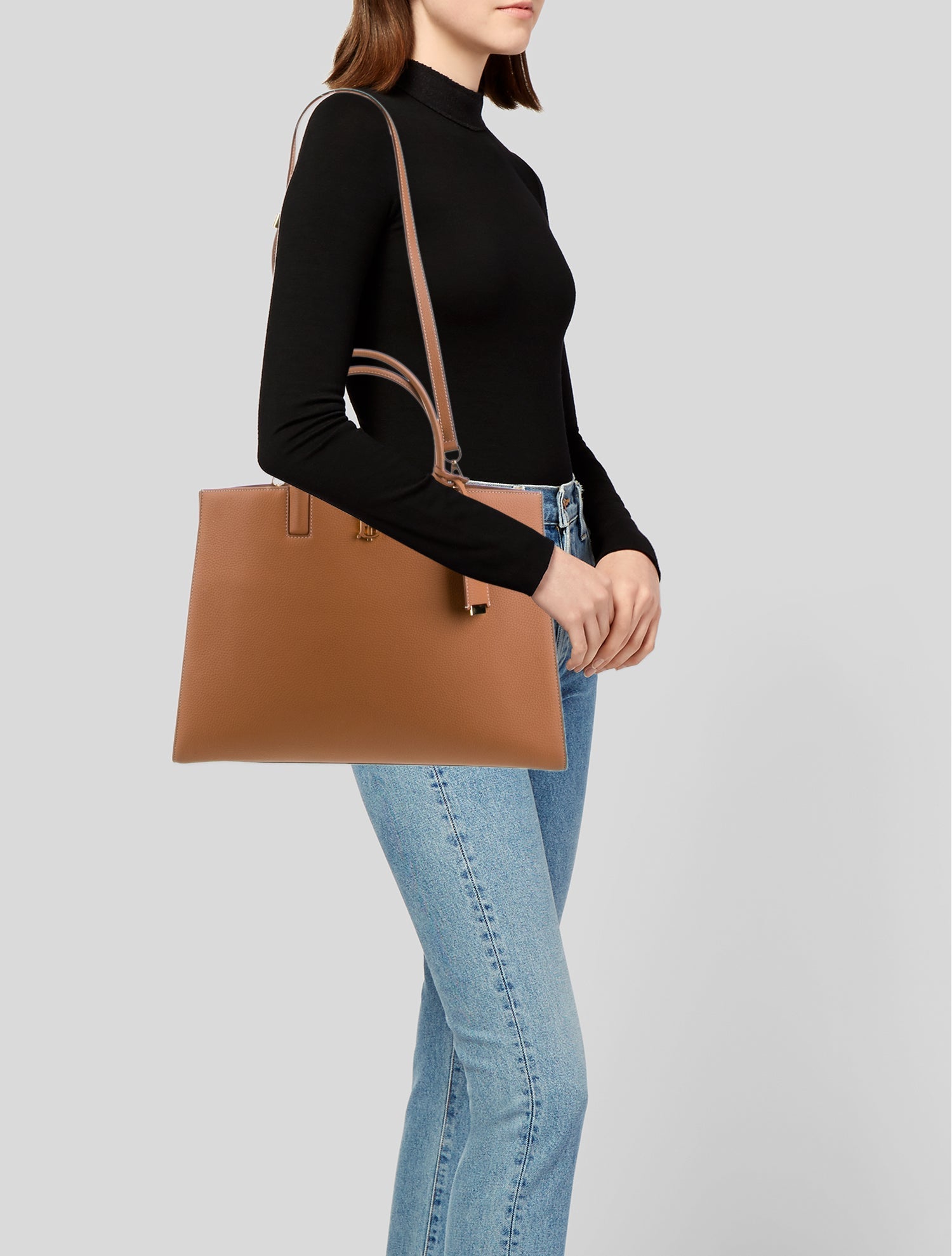 Burberry Leather Frances Large