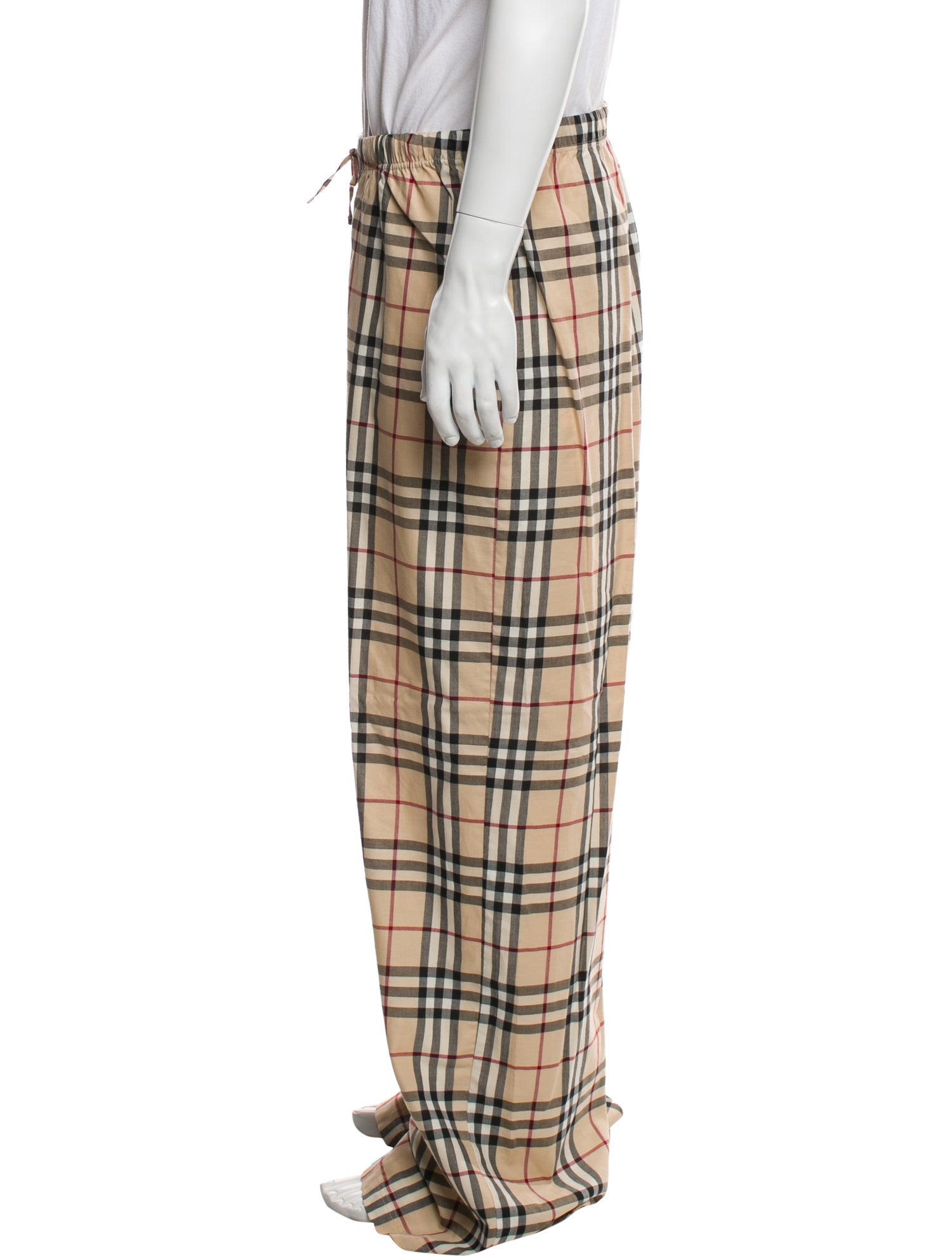 Burberry House Check Pattern Lounge Bottoms