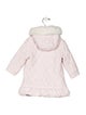 Burberry infant girls; pink and white jacket