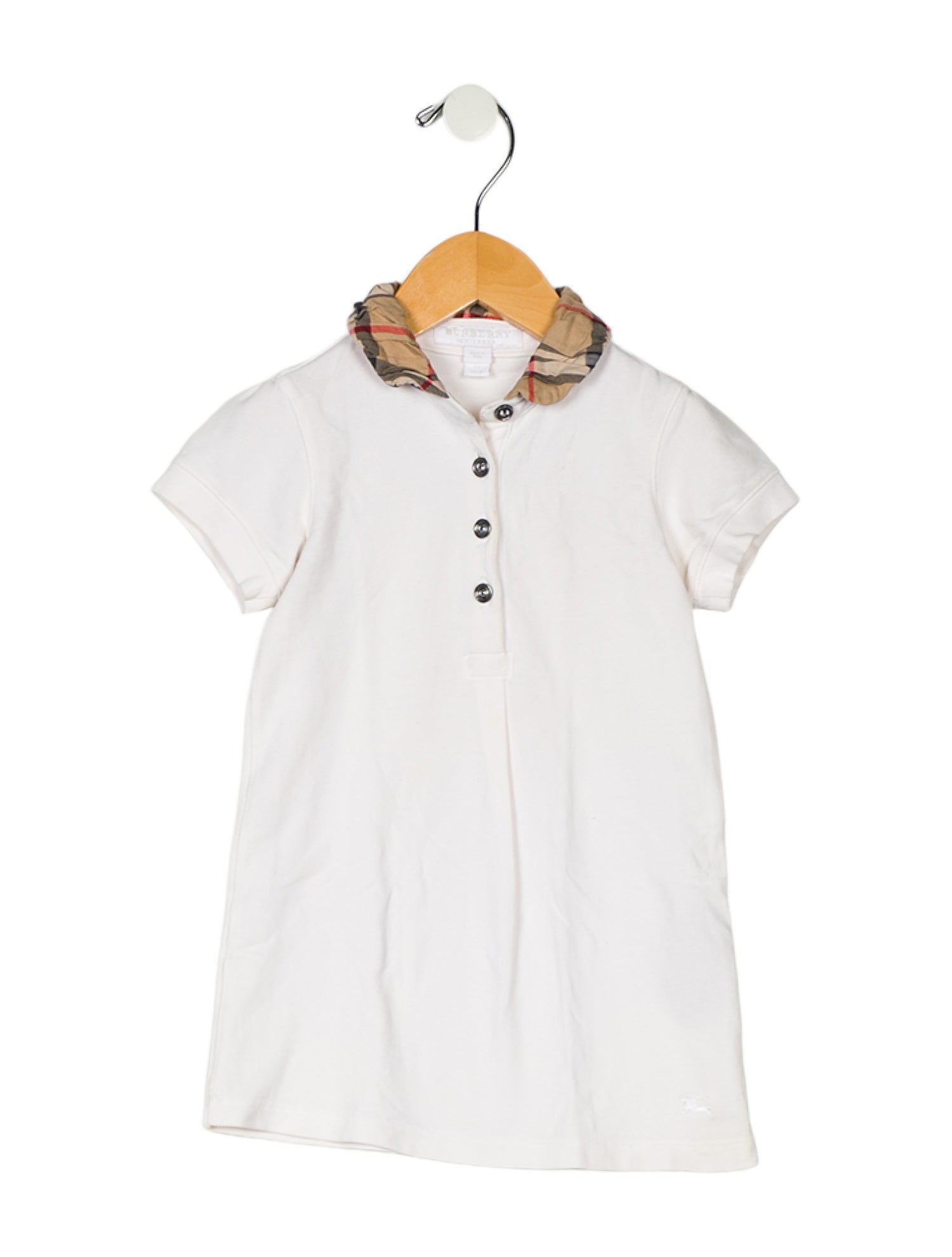 Burberry Burberry Girls' Collared Short Sleeve Dress