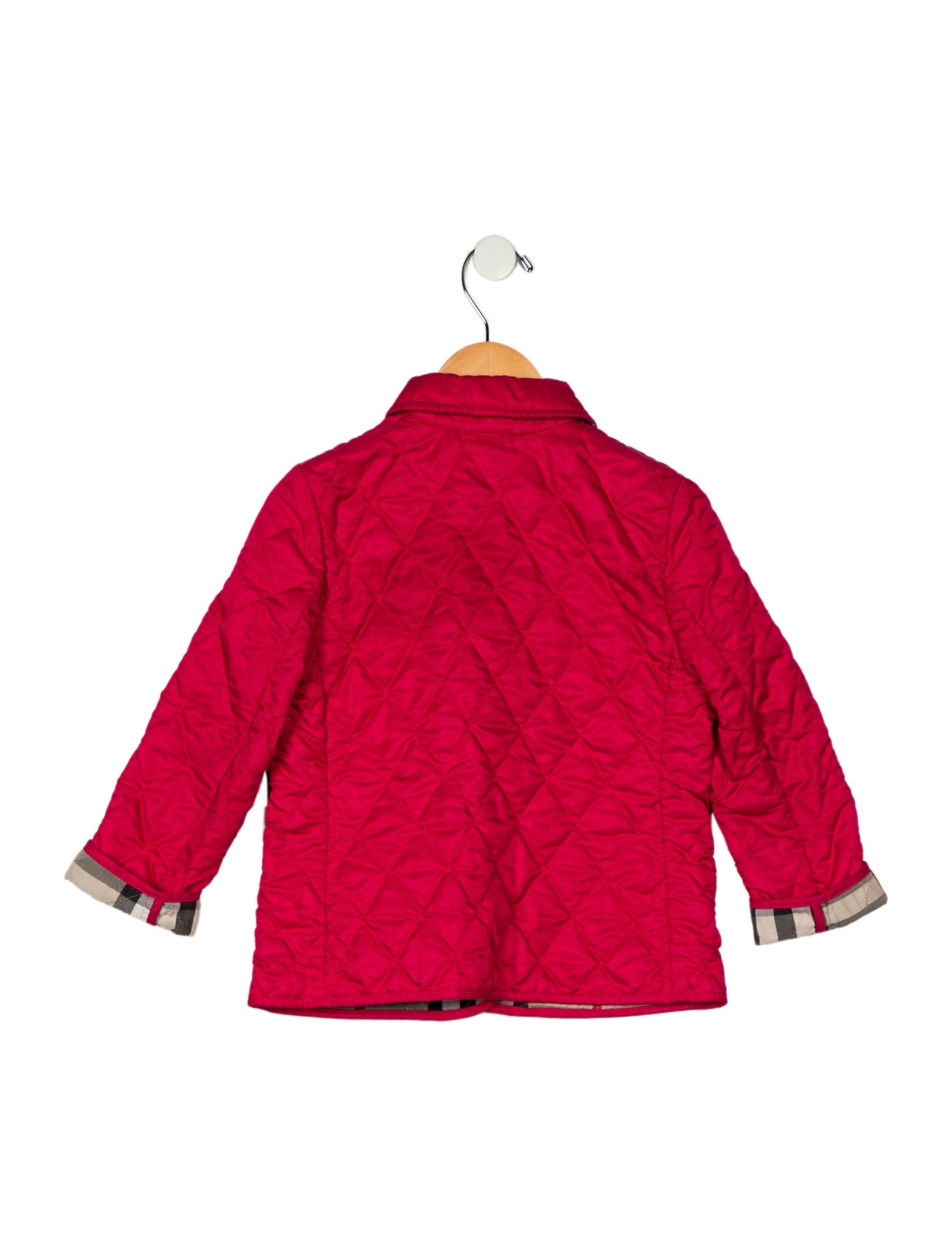 Burberry Girls' Solid Quilted Jacket