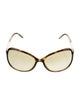 Burberry Oversize Gradient Sunglasses