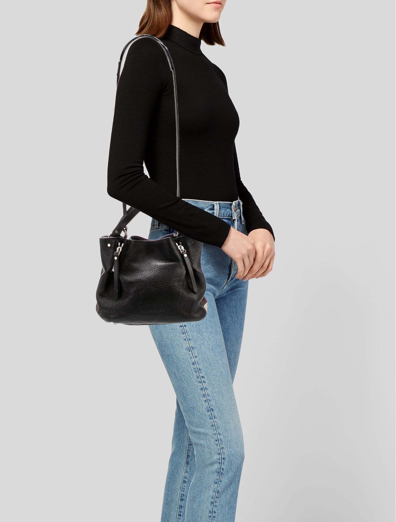 Burberry Leather Hobo