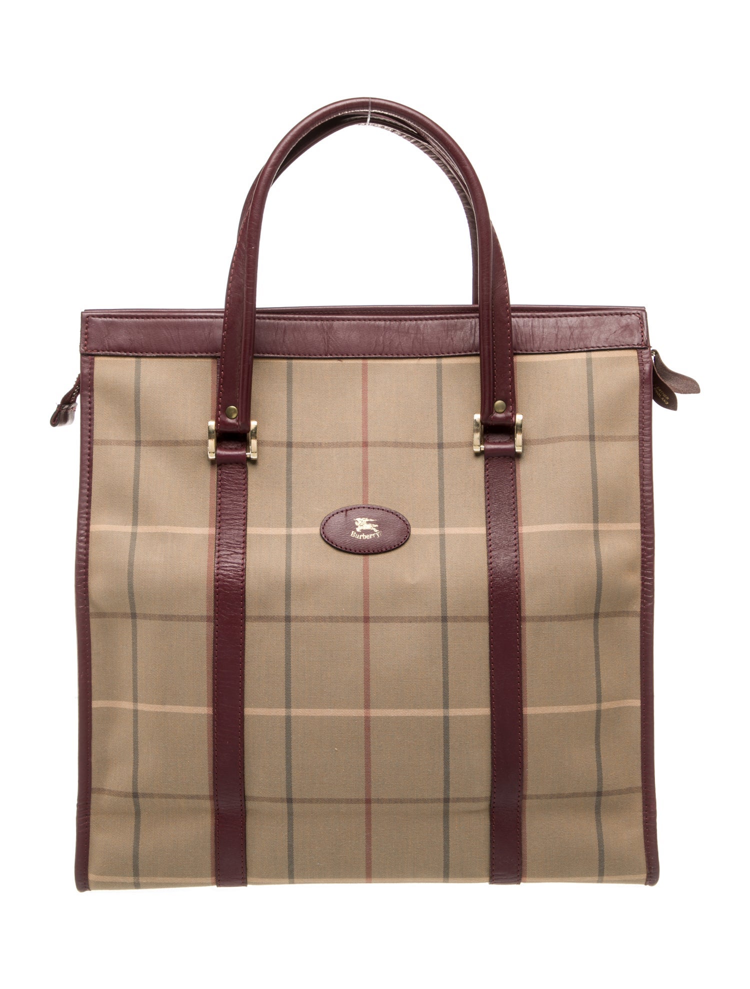 Burberry's Canvas Top Handle Bag