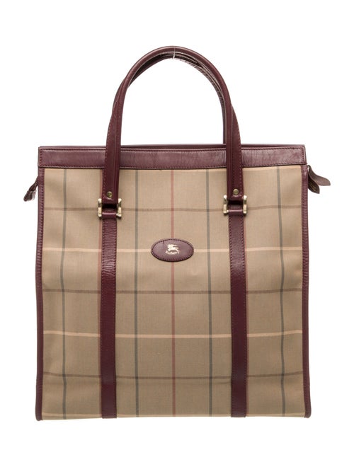 Burberry's Canvas Top Handle Bag
