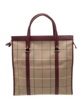 Burberry's Canvas Top Handle Bag