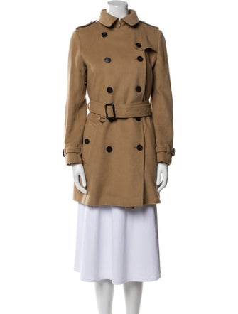 Burberry London Virgin Wool Trench Coat