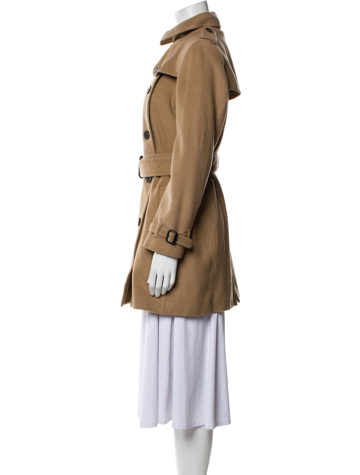 Burberry London Virgin Wool Trench Coat