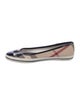 Burberry Nova Check Pattern Canvas Ballet Flats