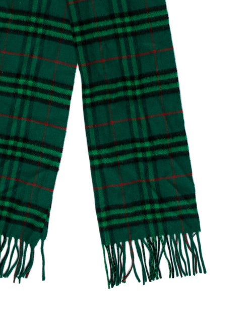 Burberry Cashmere House Check Pattern Scarf