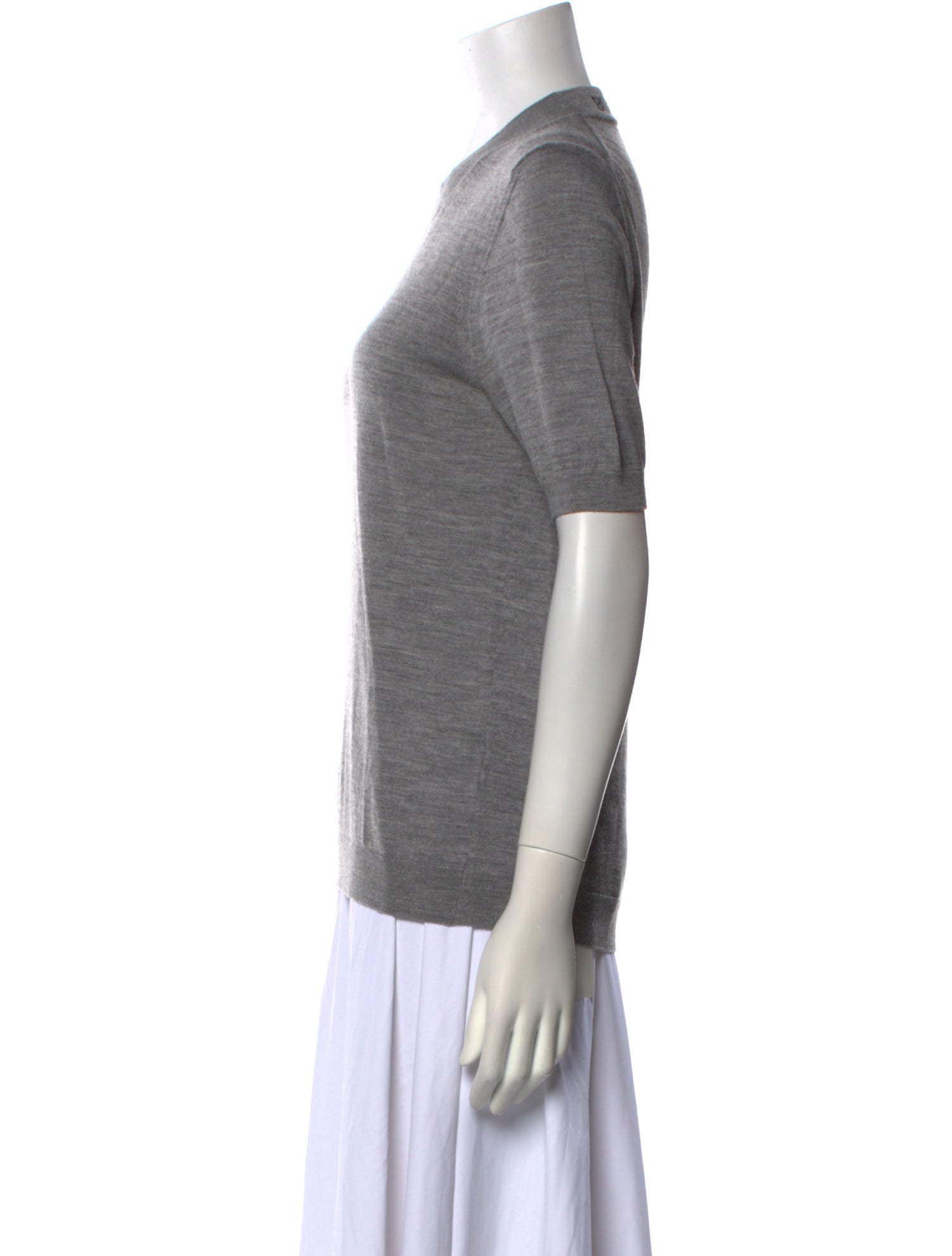 Burberry Merino Wool Crew Neck Sweater