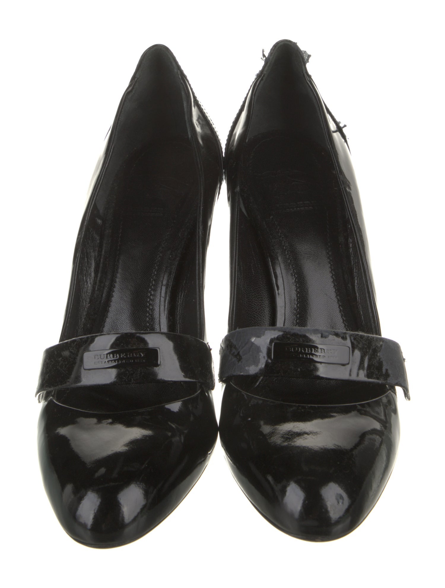 Burberry Patent Leather Pumps