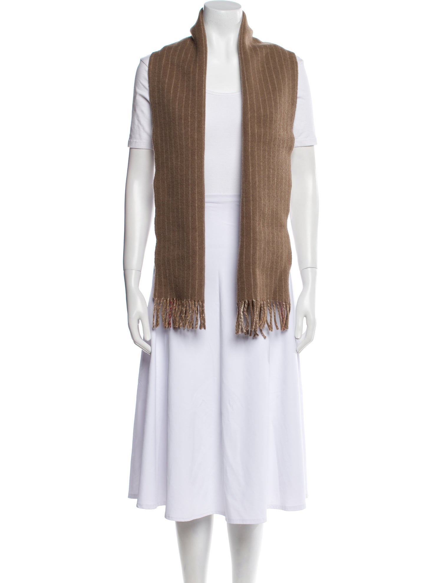 Burberry Merino Wool Striped Scarf