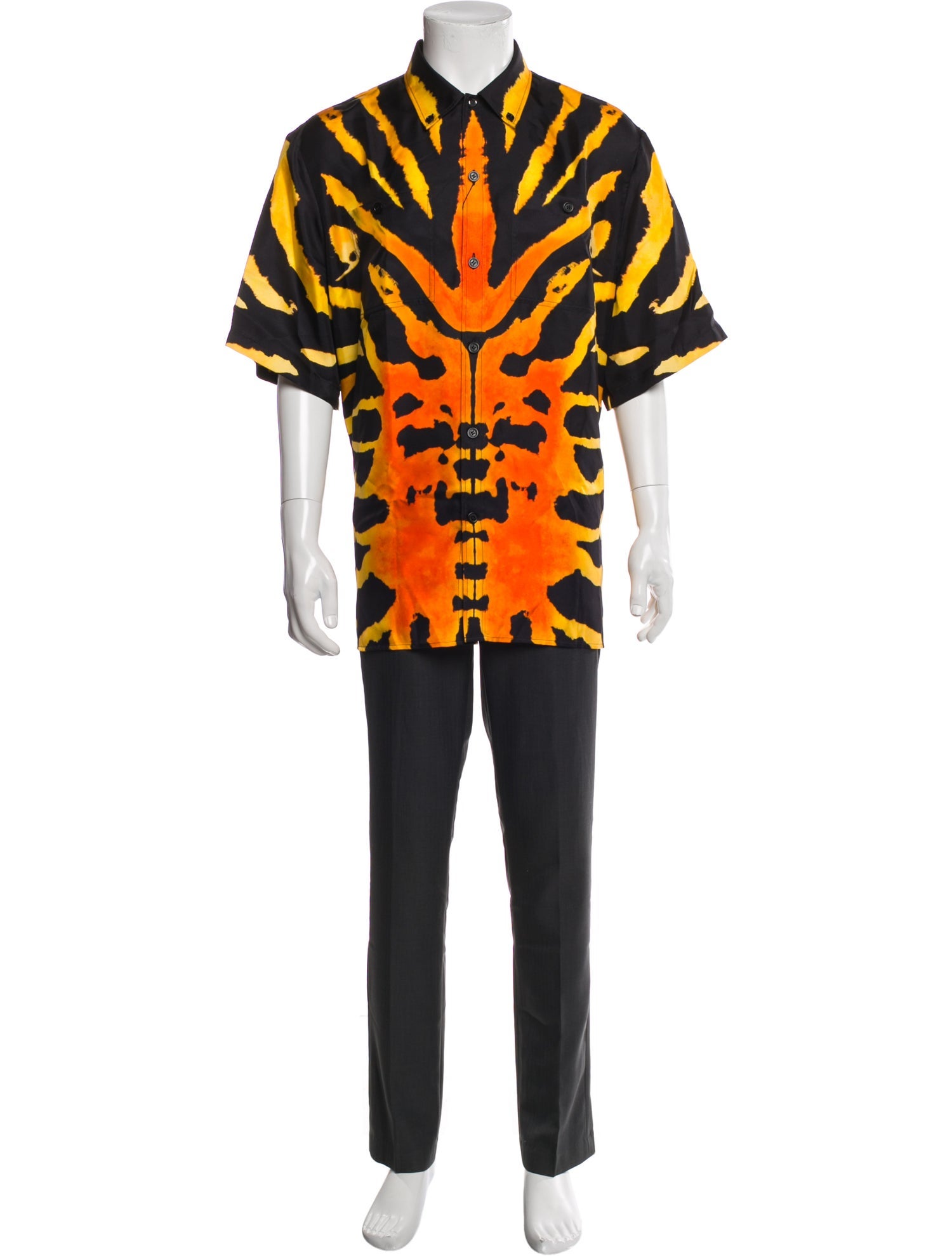 Burberry Silk Striped Shirt