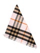 Burberry Cashmere Plaid Print Scarf