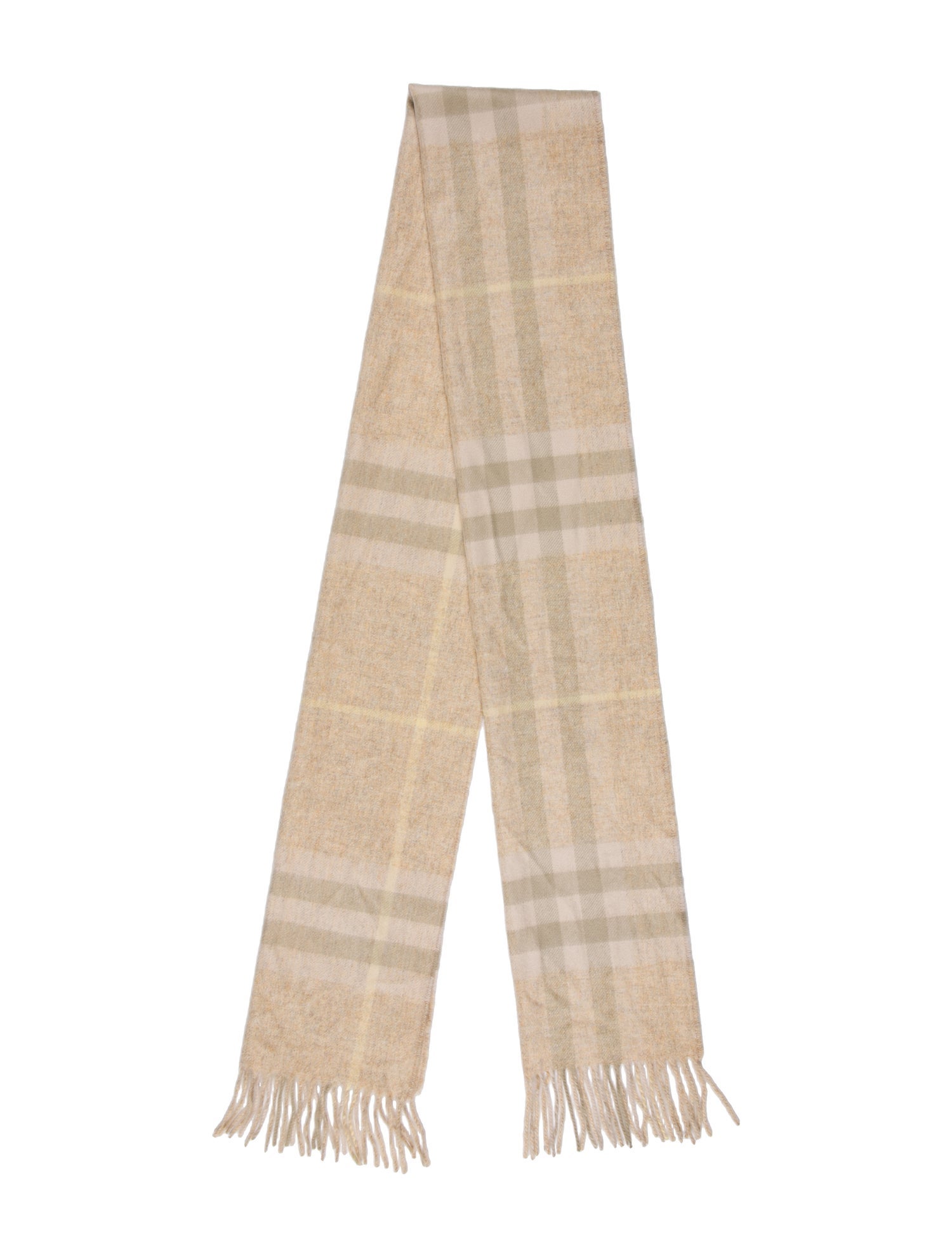 Burberry Cashmere Striped Scarf w/ Tags
