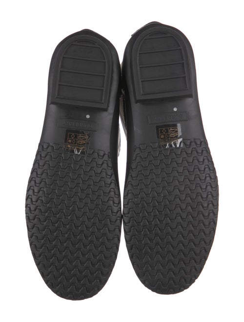 Burberry House Check Pattern Canvas Rain Boots