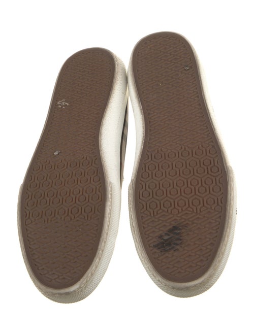 Burberry Nova Check Pattern Canvas Sneakers