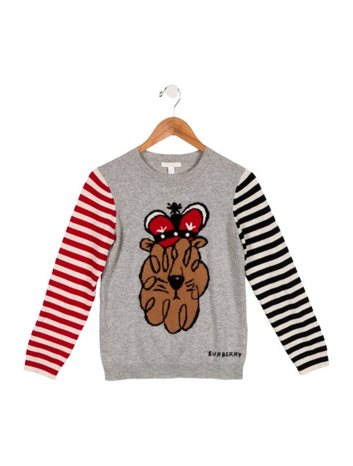 Burberry Kids' Cashmere Graphic Sweater