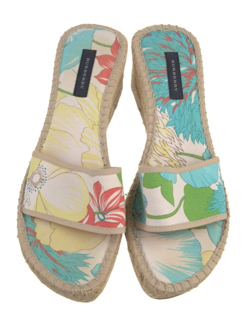 Burberry Canvas Printed Espadrilles