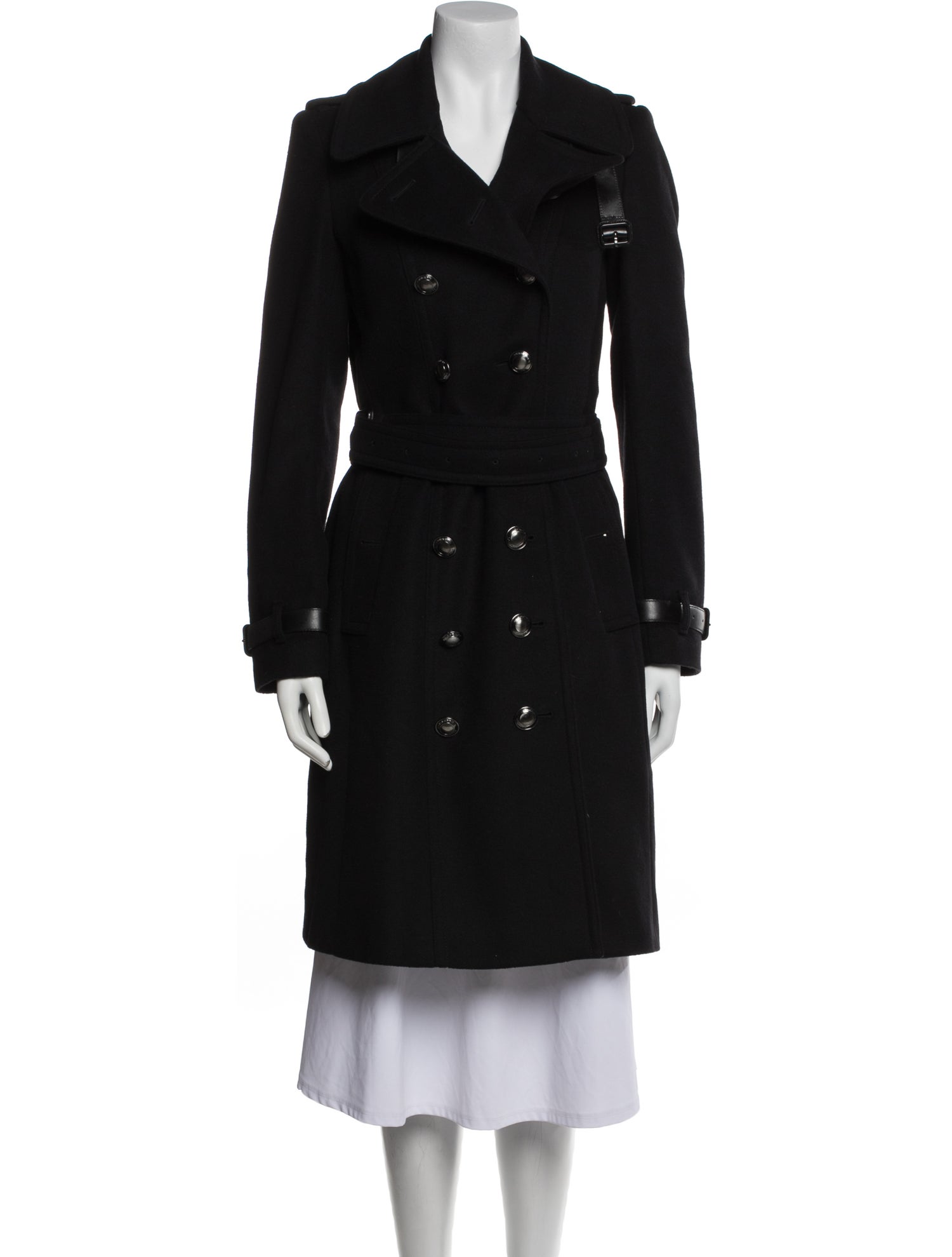 Burberry Virgin Wool Trench Coat