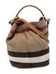 Burberry Canvas Top Handle Bag