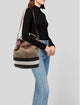 Burberry Canvas Top Handle Bag
