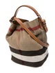 Burberry Canvas Top Handle Bag