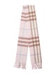 Burberry Cashmere Plaid Print Scarf