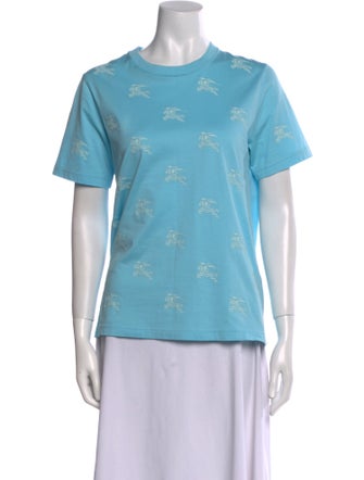 Burberry Printed Crew Neck T-Shirt