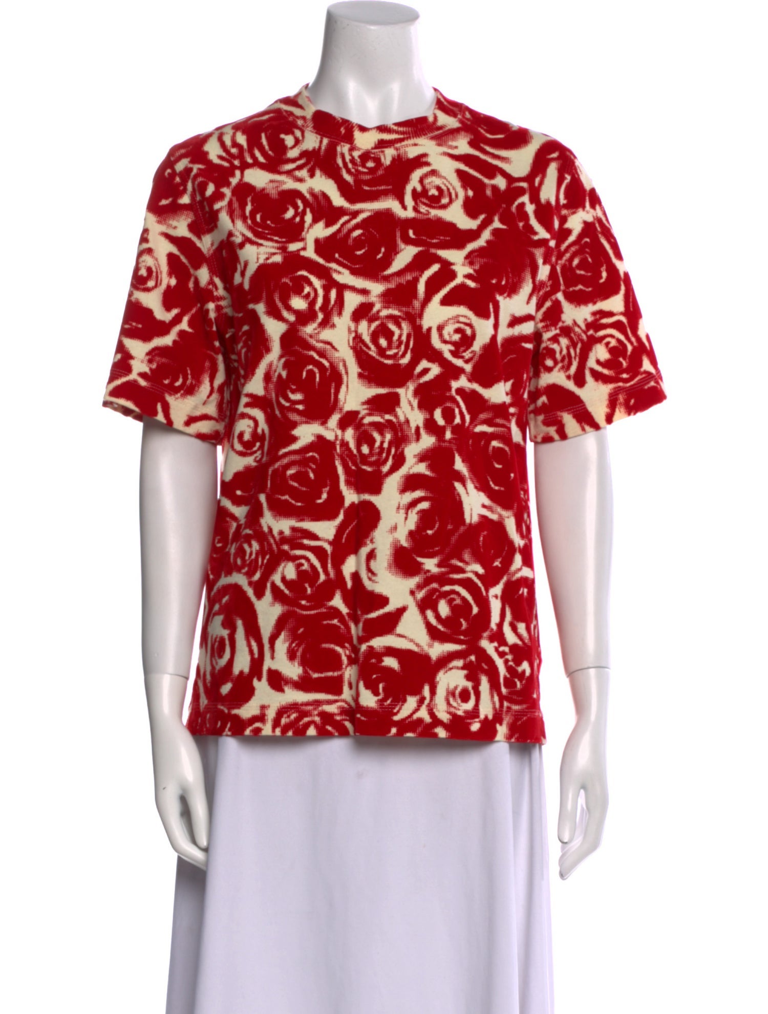 Burberry Printed Crew Neck T-Shirt