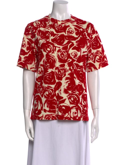 Burberry Printed Crew Neck T-Shirt