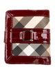 Burberry Patent Leather Printed Wallet